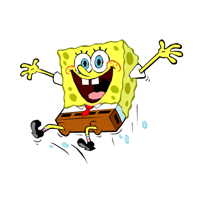 Spongebob Squarepants jump logo vector