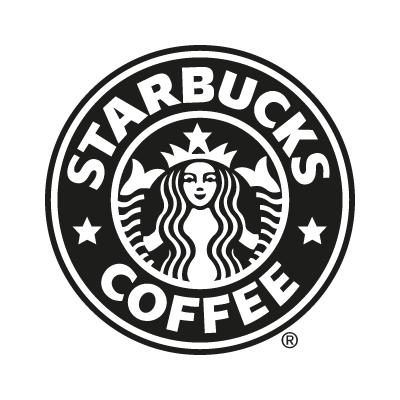 Starbucks Coffee black logo vector
