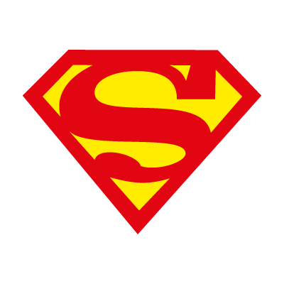 Superman char logo vector