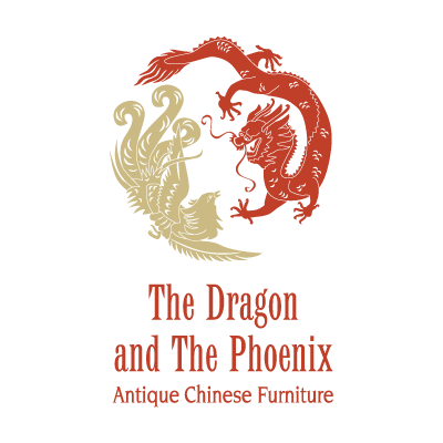The Dragon and The Phoenix logo vector
