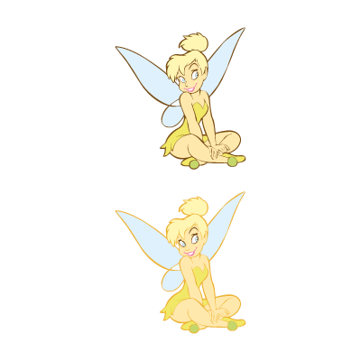 Tinkerbell Disney logo vector
