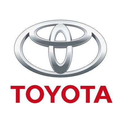 Toyota 3D logo vector