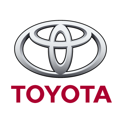 Toyota auto logo vector