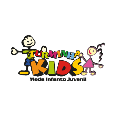 Turminha kids logo vector