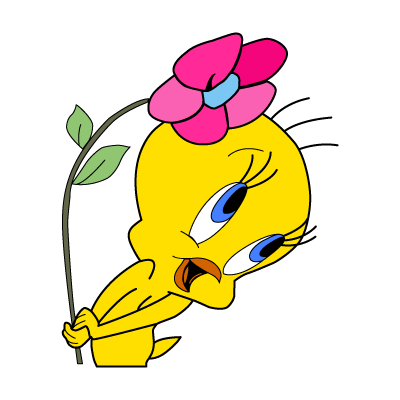 Tweety Flower logo vector