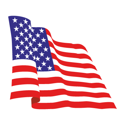 Flag of USA vector logo - Flag of USA logo vector free download