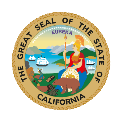 Seal of California logo vector