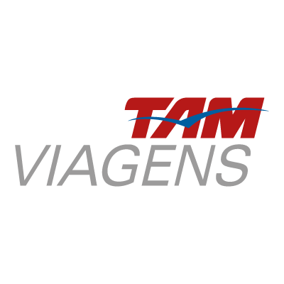 Tam viagens logo vector