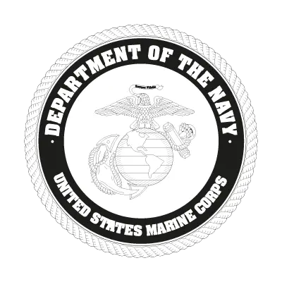 US Marine Corp Black logo vector