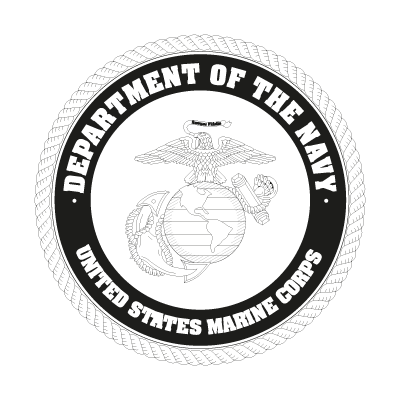 US Marine Corp Black logo vector