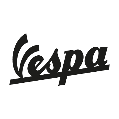 Vespa Motorcycle logo vector