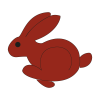 Volkswagen Rabbit vector logo