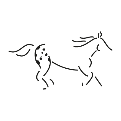 Walkaloosa Horse Ranch logo vector