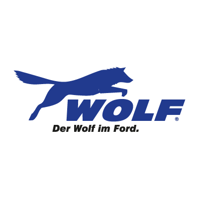Wolf logo vector