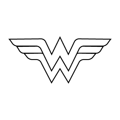 Wonder Woman logo vector