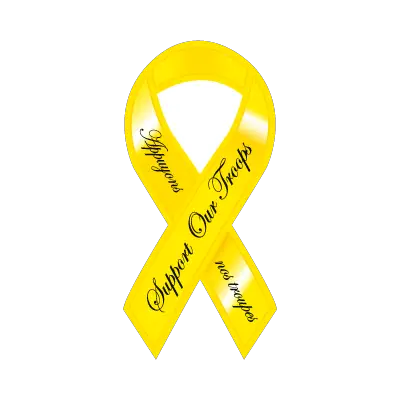 Yellow Ribbon logo vector