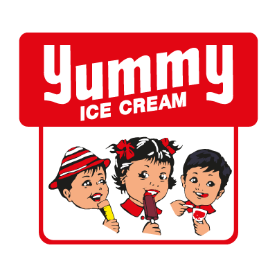 Yummy Ice Cream logo vector