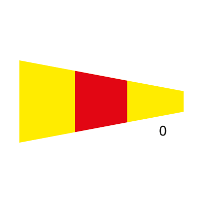 0 Flag logo vector