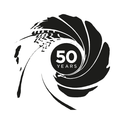 007 50th Anniversary logo vector