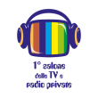 1 salone delle TV e radio private logo vector