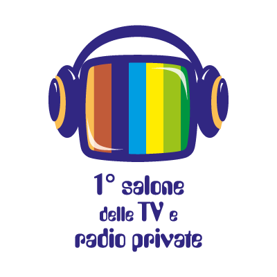 1 salone delle TV e radio private logo vector