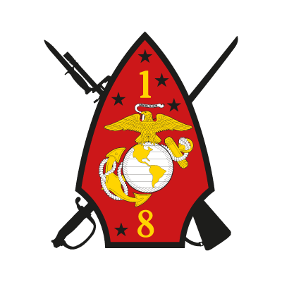 1st Battalion 8th Marine Regiment logo vector
