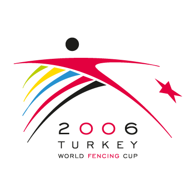 2006 turkey world fencing cup logo vector