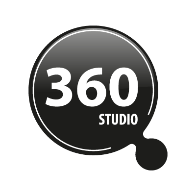 360 studio logo vector