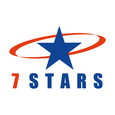 7 Stars logo vector