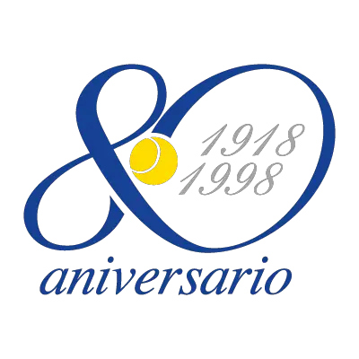 80 aniversario logo vector