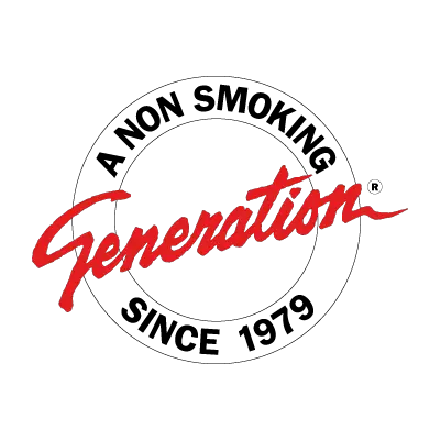 A non smoking generation vector logo