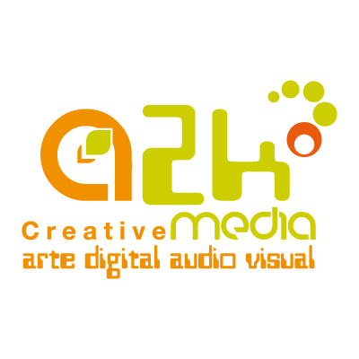 A2k creative media logo vector