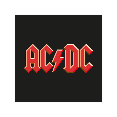 AC/DC Band logo vector