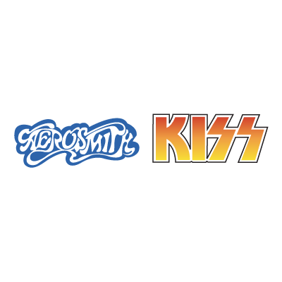 Aerosmith with KISS logo vector