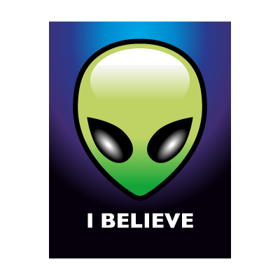 Alien logo vector