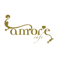 Amore cafe vector logo