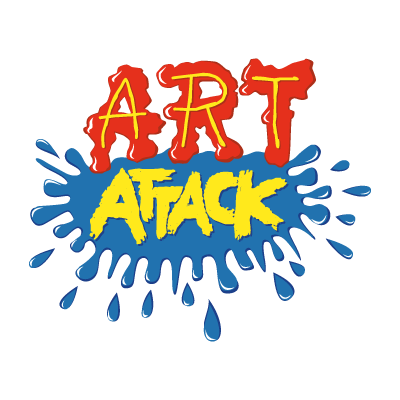 Art attack logo vector