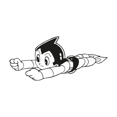 Astro Boy Black logo vector