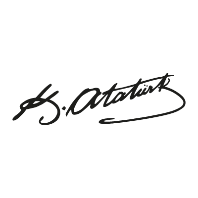 Ataturk (text) logo vector