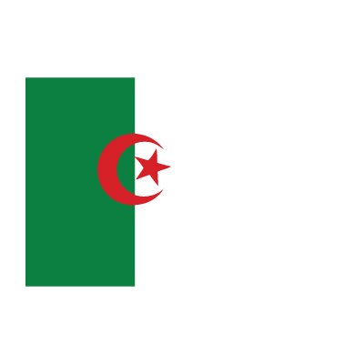 Flag of Algerian vector logo