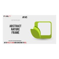 Abstract Nature Frame logo template