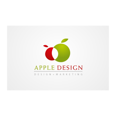 Apple Design logo template