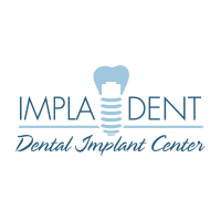 Clinica dental Impladent vector logo