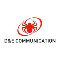 D&E Communication vector logo
