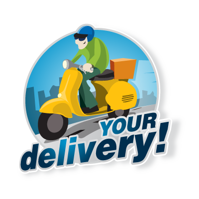 Delivery logo template
