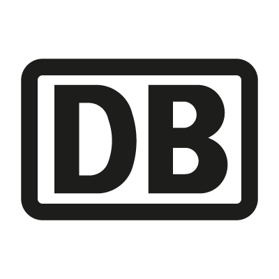 Deutsche Bahn AG Black logo vector
