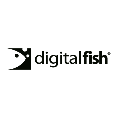 Digital Fish vector logo