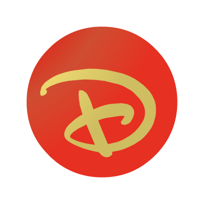 Disney “D” ball logo vector