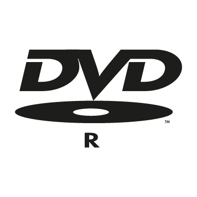 DVD R logo vector