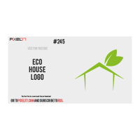 Eco House logo template